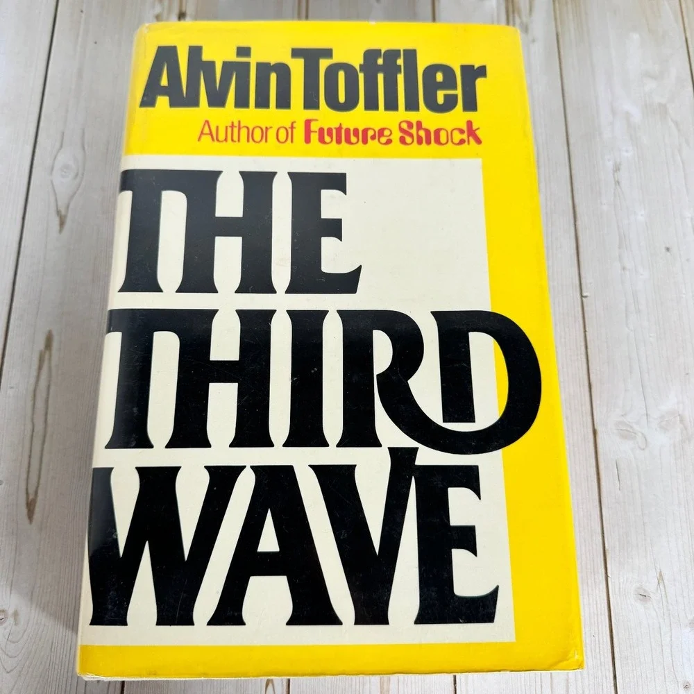 The Third Wave Alvin Toffler 1980 Hardcover William Morrow Futurology Social